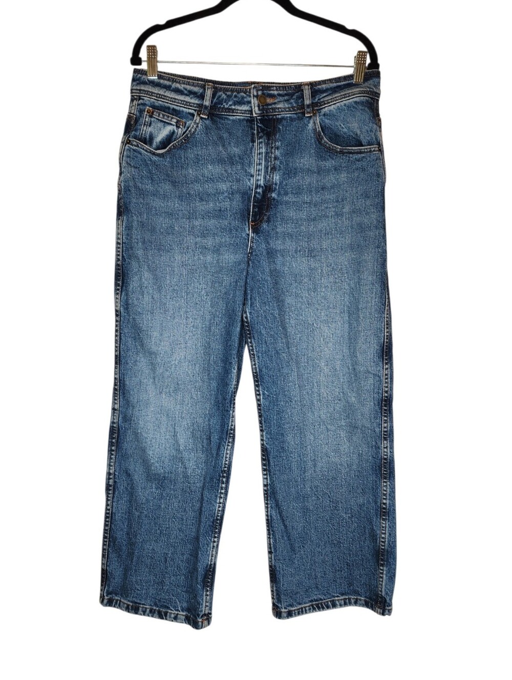 Sezane  L'iconique Droit Trouser Jeans Straight Leg Ankle Size 42 10